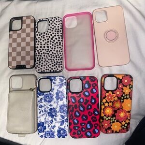 iPhone 12 Pro Case bundle Collection MultiColor Designs 9 Cases total!